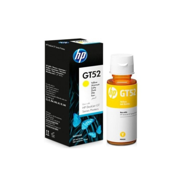 HP GT52 Yellow 70ML Genuine Ink Bottle