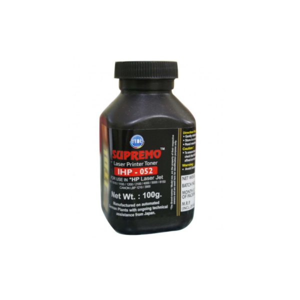 ITDL LASER TONER POWDER 12A HP (IHP-052) 100GM – Pack of 5