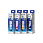 Epson 003-B 003-C 003-M 003-Y Genuine Ink Bottle Set